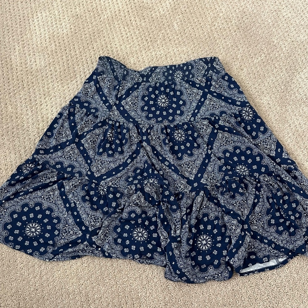Bandana print skirt